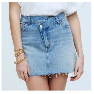 Madewell Crossover Denim Skirt